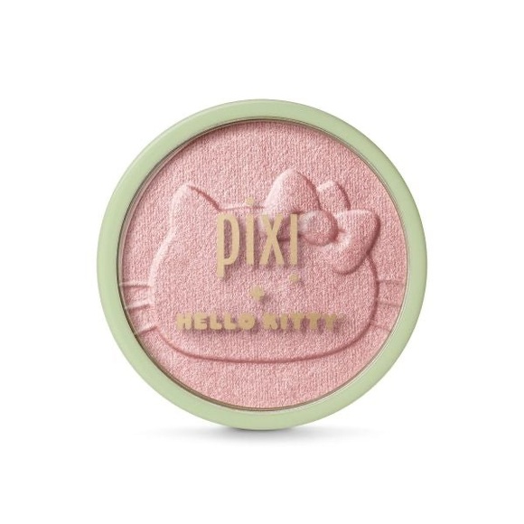 NWT Hello Kitty x Pixi Beauty Hello Glow-y Powder Highlighter Friendly Blush - Picture 2 of 3